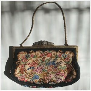 elegant vintage mini point purse